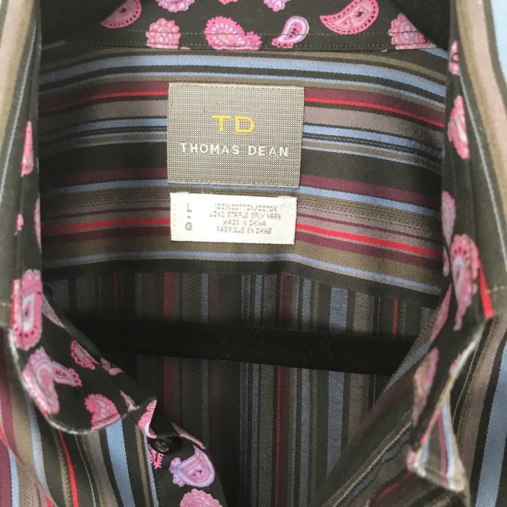 Thomas Dean Long Sleeve Button Up - image 2